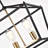 Chloe Lighting Ironclad Island Pendant Ceiling Fixture – 15.25" H Industrial 5-Light Textured Black Hanging Light With 36" Width-1910736534