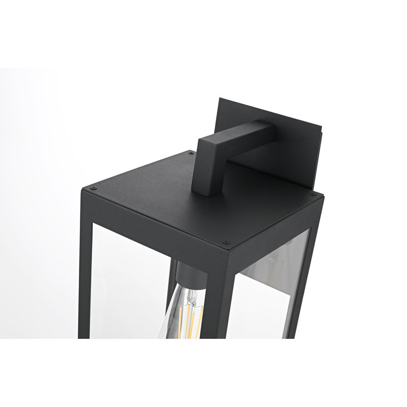 Messner Outdoor Wall Sconce in Black