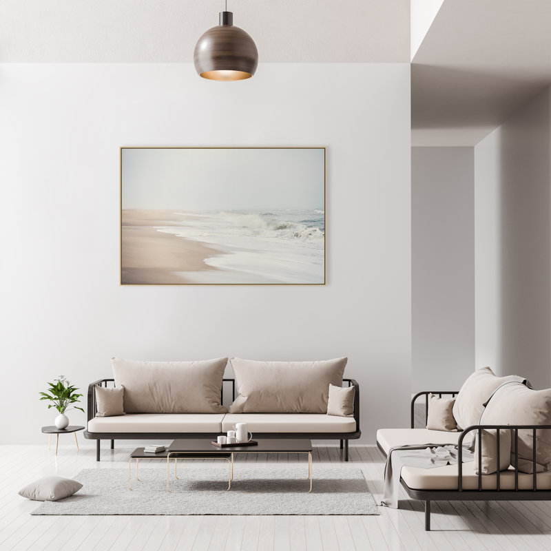 Dreamy Sea, Glass Coat Framed, 41.5" H x 61.5" W, No