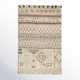 Overby Oriental Hand Knotted Wool Ivory Area Rug
