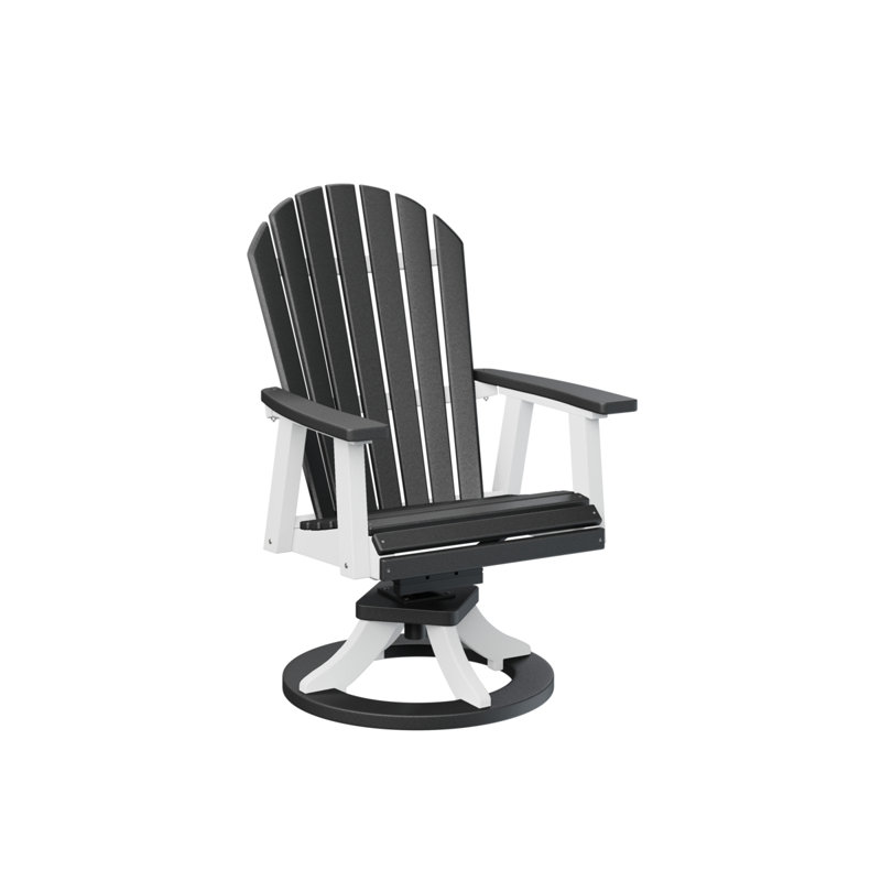 Comfo Back Outdoor Rocker Chair, Black