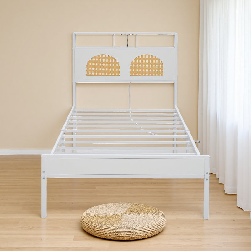 Twin Bed Frame With Headboard