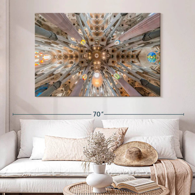Plafond La Sagrada Familia II, H 34 po x l 51 po