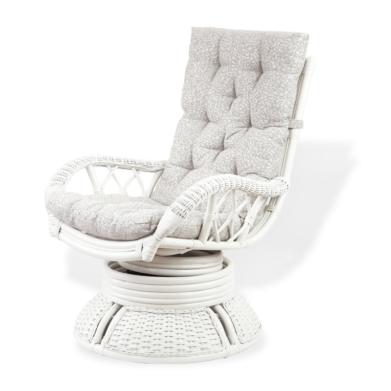 Méridienne pivotante 26,5 po Jeremias, Blanc