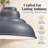 Semi-Curvy Metal Pendant Lamp Shade