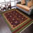 Alixia Hand Woven Flat Weave Kilim Wool Eco-Friendly Area Rugs  - Octagon, Burgundy Olive Color, Contemporary Modern Design, Low Pile  Handmade Area Rugs for Living Room, Bed Room-192983371