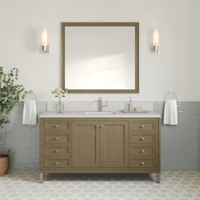 Chicago 60'' Single Bathroom Vanity with Top