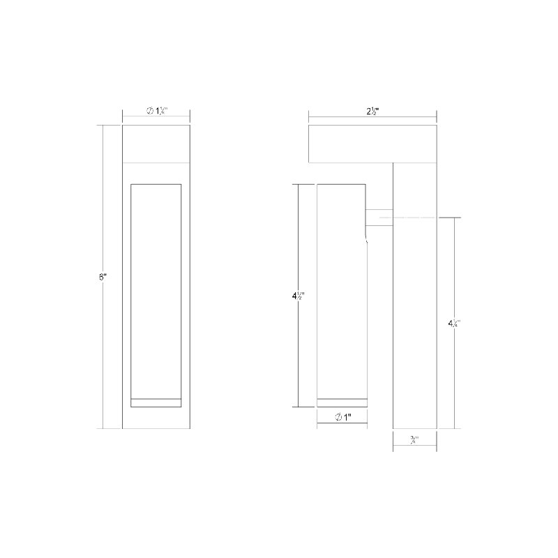 Haim Aluminum LED Spotlight, Textured White