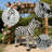 Simulated Zebra Garden Statue