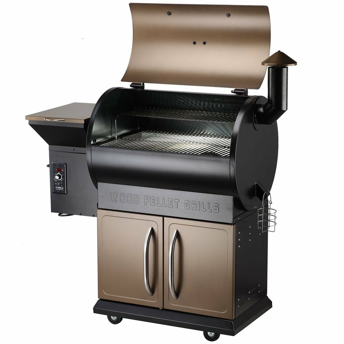 48 BBQ Smoker Wood Pellet Grill Z Grills Finish: Black