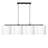 Modern Scandinavian Chandelier, White Metal Body, Adjustable Height, 47.2 x 9.8 x 47.2 inches | 4 x E27 Max 40W, Includes Setup Instructions | Elegant Design for Home & Office Lighting-381654686