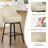 Modern Upholstered Swivel Counter Stool-848345921