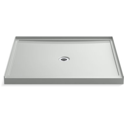 Rely48-In X 42-In Single-Threshold Shower Base With Center Drain