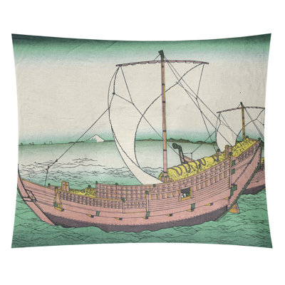 Tapisserie murale « the Kazusa Sea route »