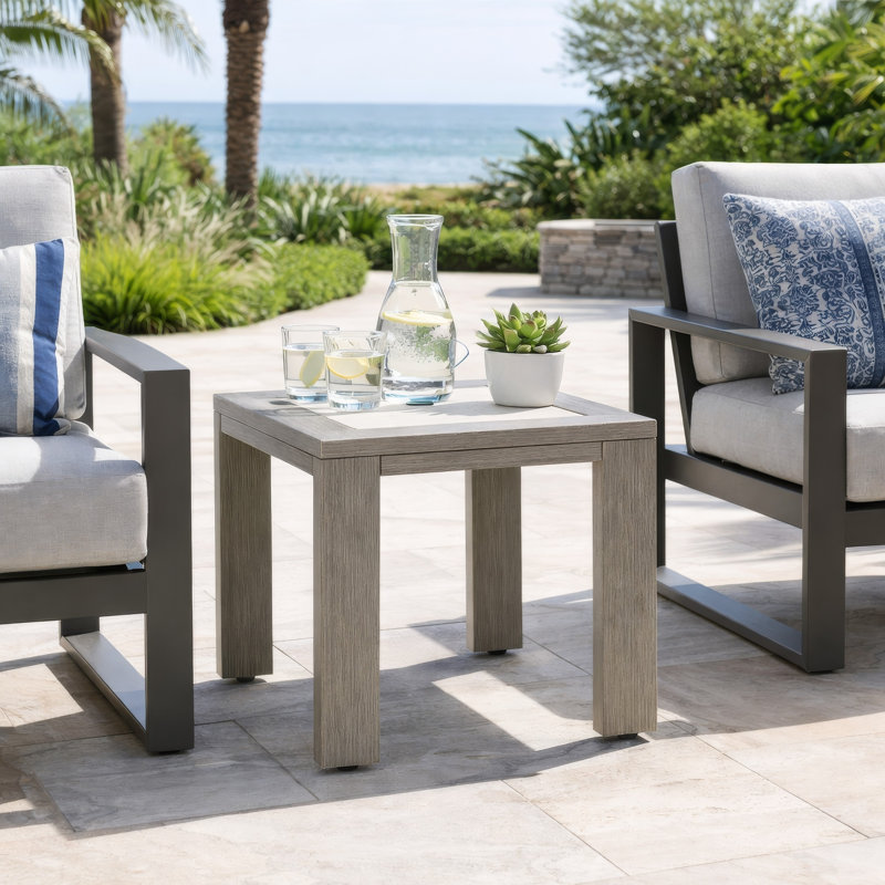 Table de bout pour l'extérieur Isle, 22 po