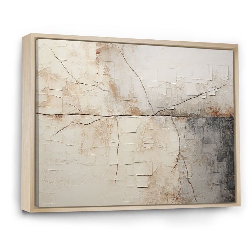 «Simplicity Winter Dream II», reproduction sur toile, Cadre naturel flottant, H 24 po x l 32 po x P 1 po
