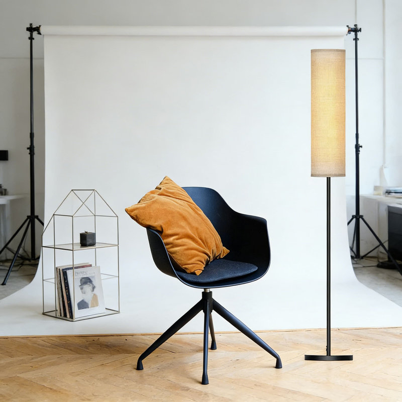 Lampe sur pied réglable à DEL avec télécommande, lampe sur pied moderne avec gradation continue et 4 températures de couleur, éclairage agréable pour le salon, la chambre à coucher et le bureau