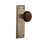 New York Plate with Brown Porcelain Door Knob