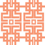 The Blush Label Aztec 10' L x 24" W Wallpaper Roll