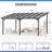 16 Ft. W x 10 Ft. D Outdoor Metal Pergola with Sloped Roof Patio Gazebo for Backyard, Black-99443885