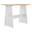 Haaniyah Dining Table with Bench "REINE"  Solid Wood Pine-1417546556-1417546558