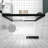 Aluminum Frame Double Sliding Bathtub Screen, 1/4"  6Mm  Tempered Glass, Black Hardware, Handle Design, Reversible Setup, Waterproof Bathroom Door 56 - 60"X58" With Thickened Aluminium Frame, Crash-124993913