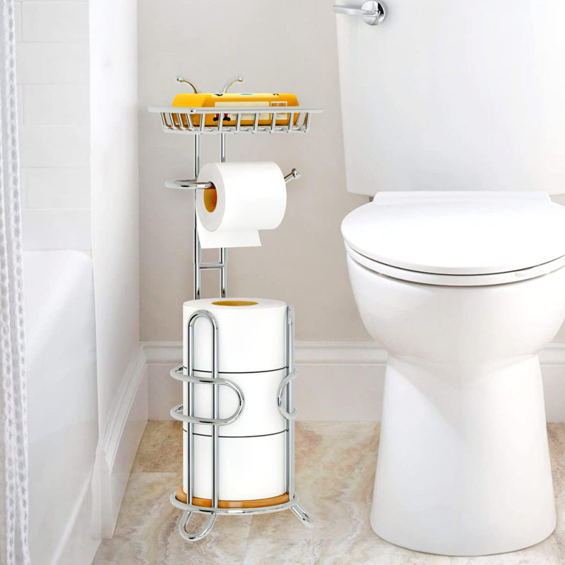 Porte-papier hygiénique sur pied