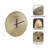 Round Sand Cast Aluminum Clock