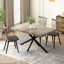 Table de salle à manger rectangulaire de 55,11 po à 70,86 po-683096625