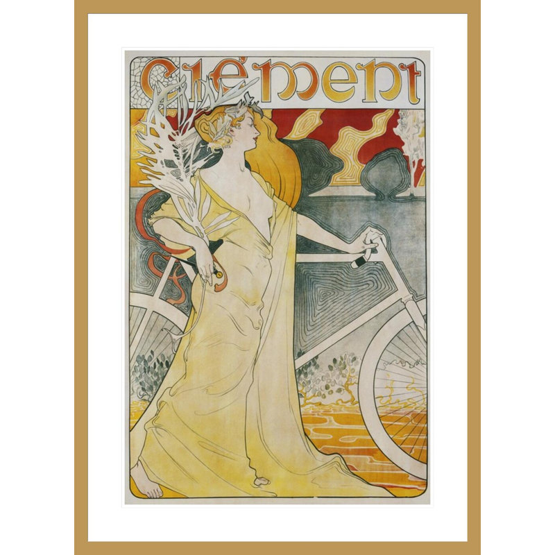 Affiche Clément par Foache, impression giclée sur cadre, H 41,5 po x l 30,4 po