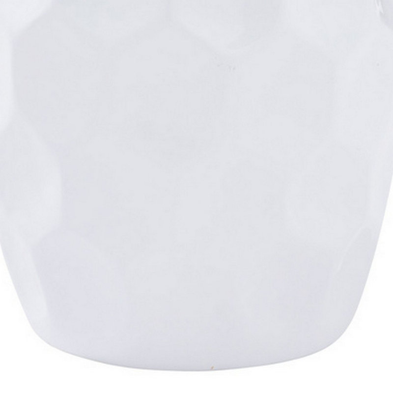 Table de bout cylindrique haute 19 po Aavan, Blanc