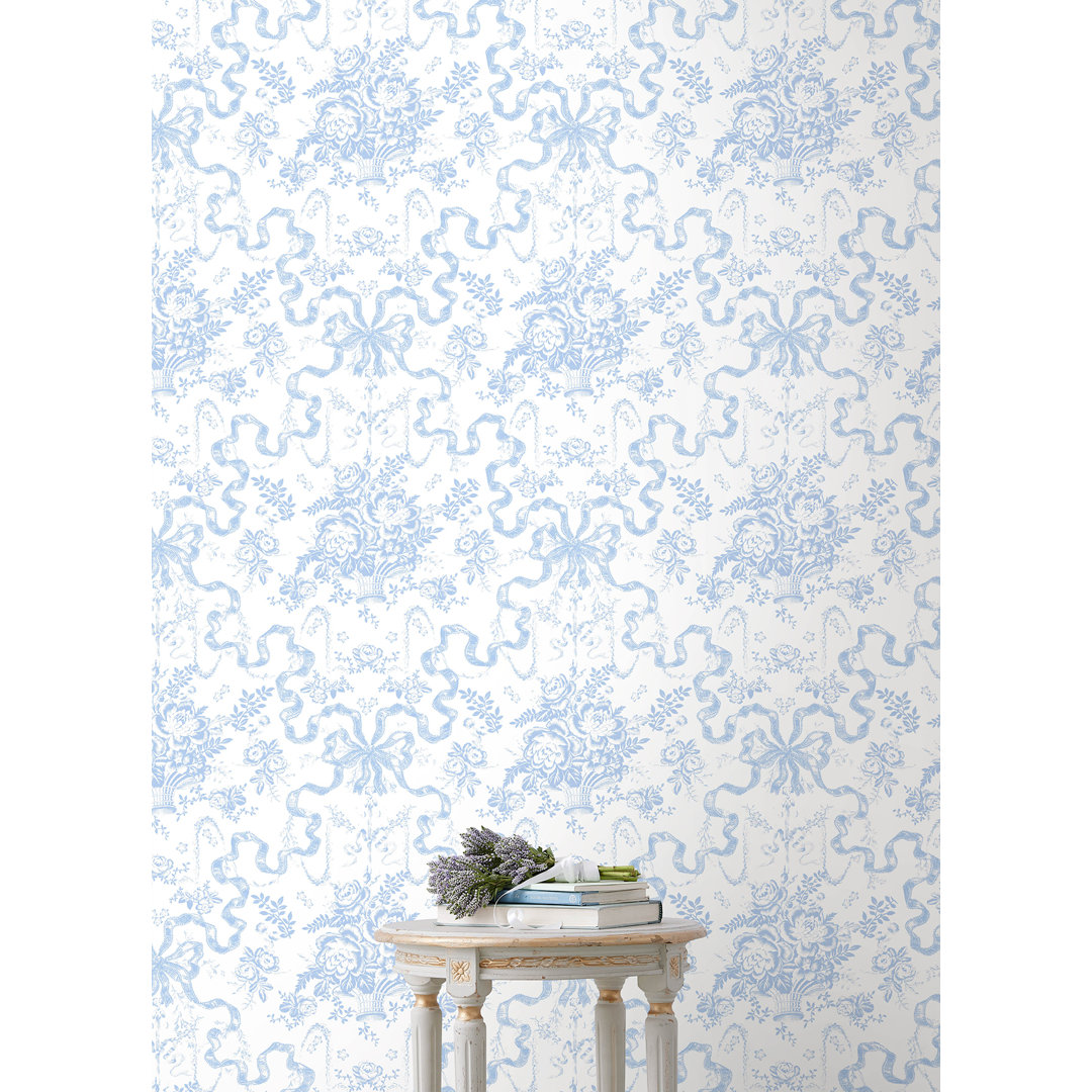 Fairytale Peony Toile Wallpaper LoveShackFancy 
