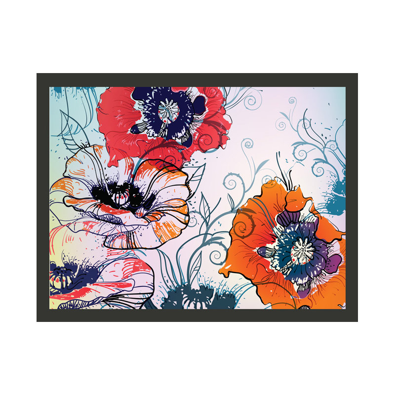 Delicate Flower Design 2.70m x 350cm Wallpaper, 200 cm x 154 cm