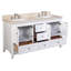 Ensemble de meuble-lavabo double de 60 po Edber-747323350-747323349