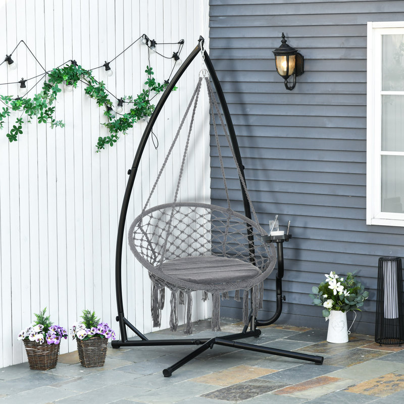 Deux Steel Hammock Chair Stand