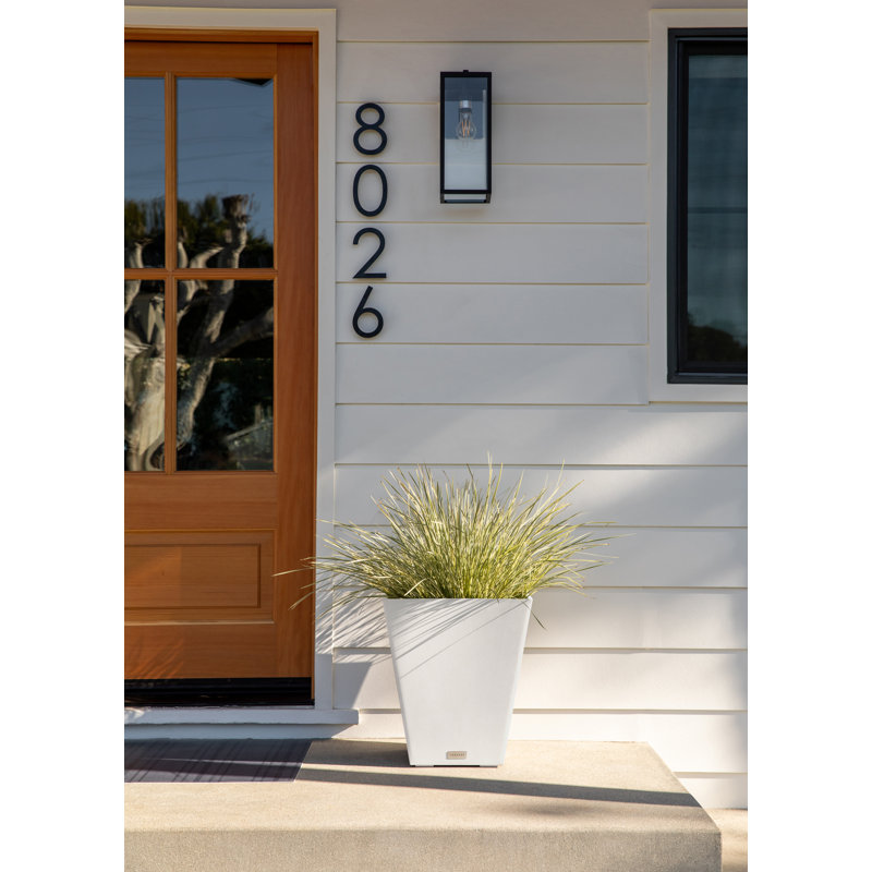 Pure Series Nobleton Planter, 2, White, 18" H x 16" W x 16" D