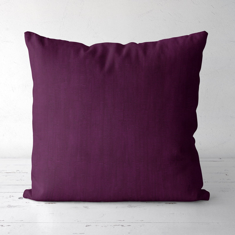 Housse de coussin carré et insert, Violet