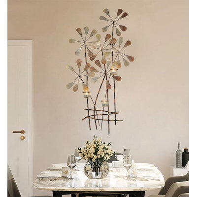Retro iron shell wall decoration piece
