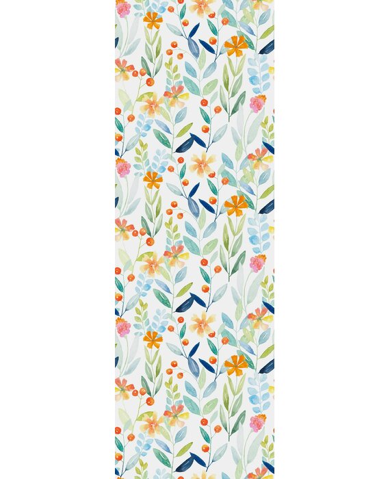 Harriet Bee Bagwell Peel & Stick Floral Roll | Wayfair