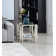 Allysah Glass Top End Table