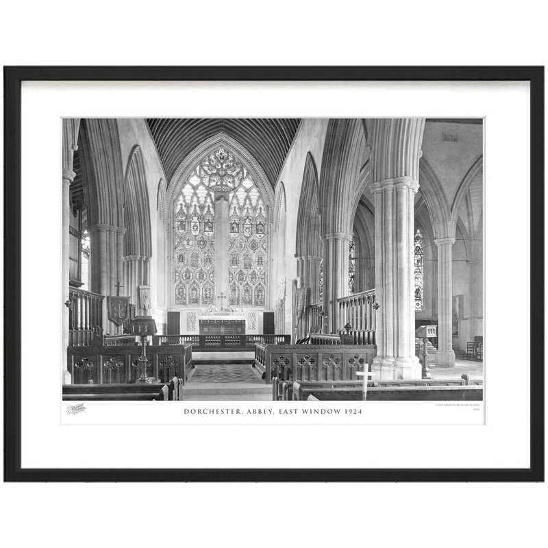 Dorchester, Abbey, East Window 1924 by Francis Frith - Single Picture Frame Print, 28cm H x 36cm W x 2.3cm D