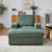 42.5-Inch Corduroy Single Recliner With Backrest Pillow, Cup Holder Design, Storage Footrest, Comfortable Sofa-Deep-Seated Living Room Sofa-811078658