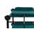 Disc-O-Bed Extra Large Outdoor Convertible 2 Person Portable Camping Cots, Green-29965019-29965020
