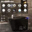 Toilette intelligente conforme ADA avec réservoir intégré, couvercle à ouverture / fermeture automatique, lavage de bidet et désodorisant-125907636