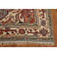 Tapis indien clair géométrique bleu clair 4 x 6