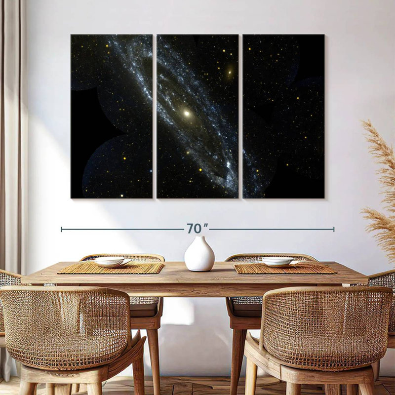 Oberle galaxie d'Andromède, H 42 po x l 65 po