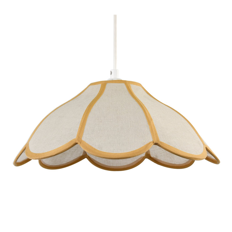 15cm H Fabric Empire Pendant Shade ( No Direct Attachment Method ) in Beige