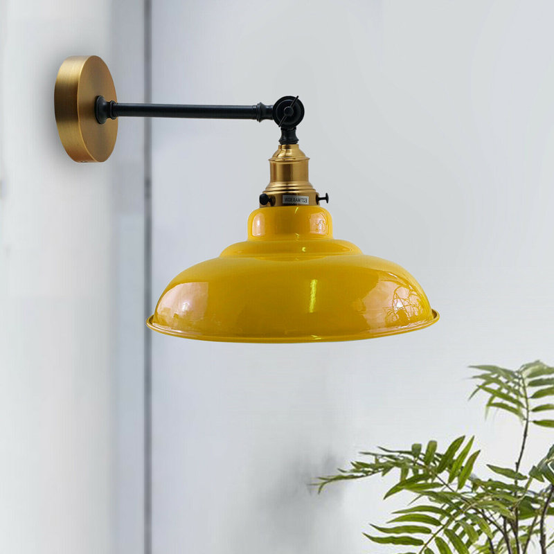 Cular Wall Sconce, Yellow, Yes