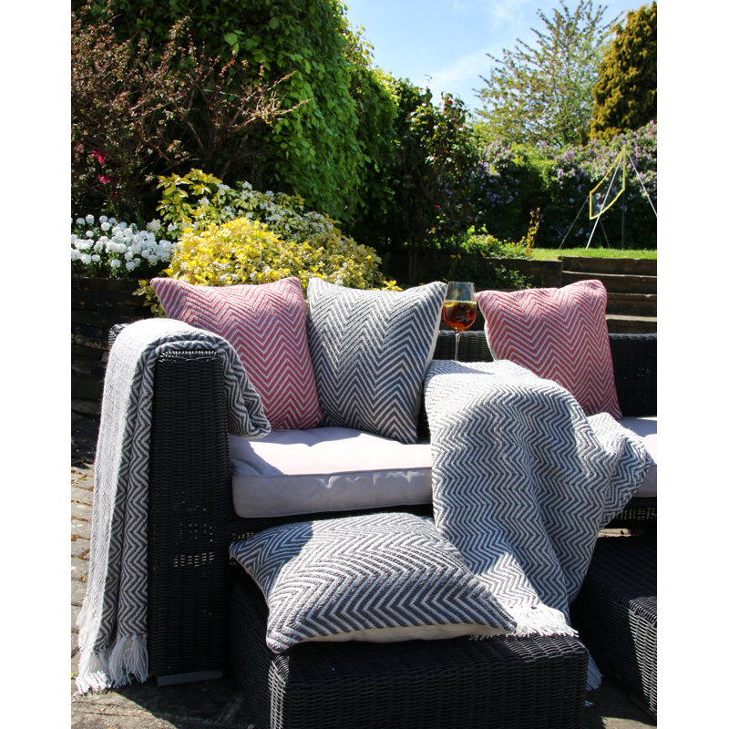 Declue Throw Blanket, Warm Grey