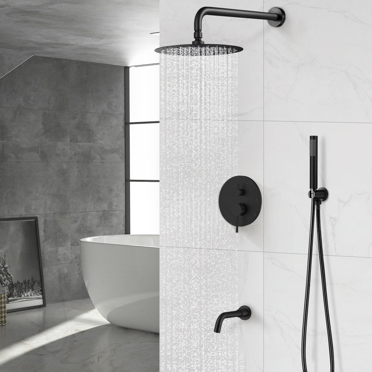 Shower Niche in Matte Black - Fusion Home
